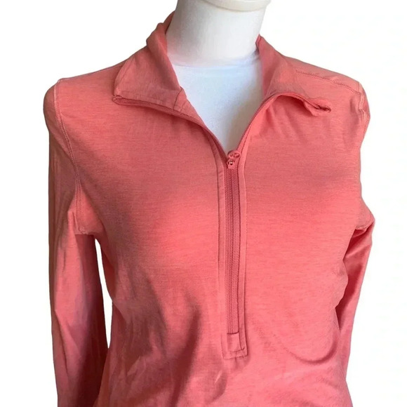 LAYERS 8 Qwick dry women's pink size small have zip pullover long sleeve - Picture 2 of 8